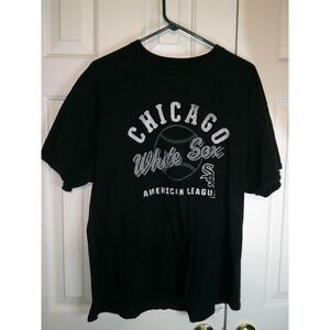 MLB Chicago White Sox American League Baseball Graphic T-Shirt XL‎ Black Sports